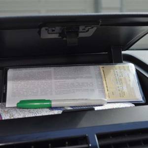 Titular de la póliza de <span class=keywords><strong>seguro</strong></span> y registro de <span class=keywords><strong>coche</strong></span> de bolsillo de tarjeta de identificación comercial de PVC con logotipo impreso personalizado con un bolsillo - Product Image 2