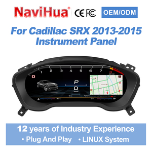 Medidor LCD para Auto Navihua con Sistema Linux, Carplay, Pantalla Digital, Velocímetro, Instrumento para Cadillac SRX 2013-2015 - Product Image 2