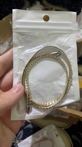 สร้อยคอแบบโซ่ลายลูกโซ่ชุบทอง ดีไซน์ลายนูน สไตล์ฮิปฮอป เรียบง่าย เหมาะสำหรับผู้ชาย คู่รัก สวมใส่ได้ทุกวัน ของขวัญแฟชั่น - Product Image 6