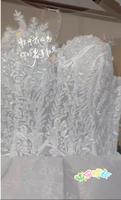Robes de Mariée Afrique Vintage 2024 à Perles et Dentelle Style Robe de Bal, Col Illusion, Manches Longues, Appliques Entièrement en Dentelle, Grande Taille