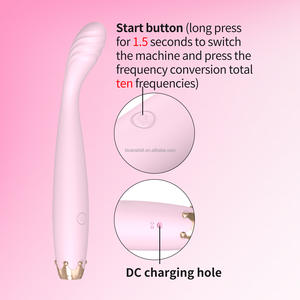 All'ingrosso giocattoli sessuali donna sottili flessibili G Spot & vibratori clitorideo con puntino di stimolazione perni orgasmo Clit dita vibratori - Product Image 3