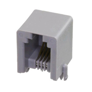 Cách Thức Thông Qua Lỗ Góc Bên Phải 4P4C Modular Jack Ngang Nhựa RJ11 Ổ Cắm - Product Image 4