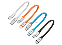 Nouveau câble de données Type-C en nylon tressé magnétique à charge rapide 240W 0,2m en cuivre pur pour iPhone 17 Pro Max