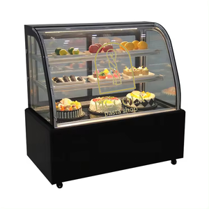 Réfrigérateur commercial à deux portes Rebirth RCA/<span class=keywords><strong>RCCA</strong></span> de 48 pouces de large, vitrine réfrigérée pour boulangerie et charcuterie, portes en verre, commande numérique, NSF//ETL - Product Image 3