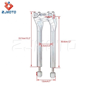 1-1/4 "ตัวยกรถมอเตอร์ไซค์32มม. แบบแยกส่วนสำหรับ Harley softail slin FLSL ไรเดอร์ต่ำ fxlr ถนน BOB fxbb <span class=keywords><strong>Dyna</strong></span> Sportster - Product Image 2