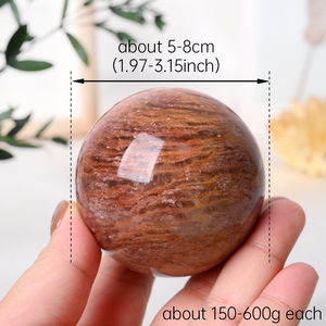 Esfera de Cuarzo de Mil Capas Pulida a Mano, Bola de Cristal Curativa de Piedras Preciosas Naturales al por Mayor para Decoración del Hogar - Product Image 3