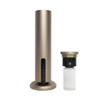 Diffuseur d'arômes automatique rechargeable en aluminium de 120 ml, diffuseur d'huiles essentielles électrique en forme de tour pour la maison