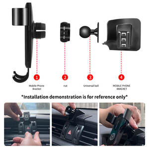 Soporte para Teléfono Móvil de Aleación de Aluminio ABS con Gravedad, Apto para Honda CRV 2012-2016, Soporte para Teléfono Móvil para Automóvil, Producto para Automóvil - Product Image 3
