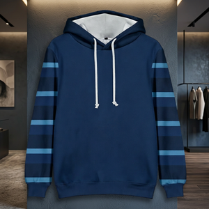 <b>Mens</b> Pullover <b>Hoodie</b> 100% Cotton Fleece Regular Fit Casual Streetwear with Pocket Quick Dry & Breathable - Product Image 1