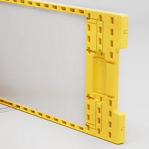 Segnale Luminoso a Forma di A per Traffico, Alimentato a Energia Solare, in Plastica Resistente, Distanza Visiva 500m, Luminosità Costante - Product Image 4