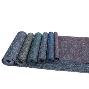 Waterproof And Skid-Proof Gym Floor Roll Made Of Recycled Rubber