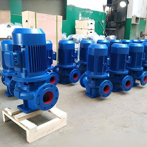 Pompe centrifuge horizontale monophasée pour eau propre IS65-50-125A, pompe de surpression de circulation d'eau chaude ISR pour pipeline, fabriquée - Product Image 6