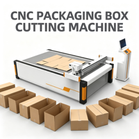 Máquina de Corte CNC Digital de Cama Plana con Cuchilla Oscilante para Cajas de Cartón Corrugado y Tablero KT