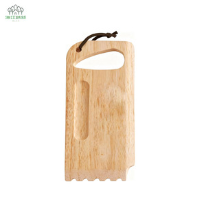 Raspador de barbacoa de madera Yuexin, herramienta de limpieza portátil minimalista de madera de haya para parrilla - Product Image 4