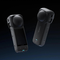 Protecteur de capuchon d'objectif pour insta 360x4 Housse en silicone pour accessoires insta360 x4