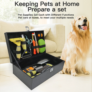 Fábrica Atacado Personalizado Portátil Multifuncional 11 em 1 Pet Limpeza <span class=keywords><strong>Grooming</strong></span> Produtos Cat <span class=keywords><strong>Dog</strong></span> <span class=keywords><strong>Grooming</strong></span> Kit - Product Image 6