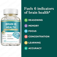Capsules OME privées pour la santé du cerveau avec vitamines B6, B12 et acide folique, favorisent la mémoire, l'apprentissage et les fonctions cognitives