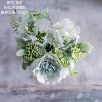 Plante Artificielle Bonsaï Décoration Mariage Style Mur Végétal Artificiel Rose Artificielle pour la Maison