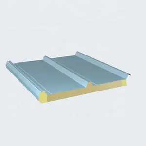 模块化冷藏室聚氨酯钢夹心屋面板防火聚氨酯夹心墙板