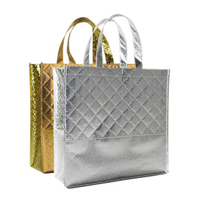Bolso tejido de algodón en relieve de alta calidad respetuoso con el medio ambiente bolsa de compras suministro directo de fábrica - Product Image 3