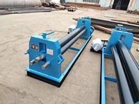 Machine à cintrer à 3 rouleaux Manul avec moteur de 4 kW pour le formage de tôles en acier au carbone, épaisseur maximale de 4 mm