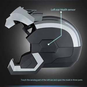 Casco Electrónico <span class=keywords><strong>de</strong></span> Ironman Marvel Legends Genuino 1/1 Usable para Cosplay y Máscara <span class=keywords><strong>de</strong></span> Plástico para Halloween y Fiestas - Product Image 4