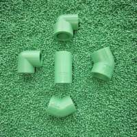 Accessoires PPR en gros, tuyaux et raccords en plastique 100% matière première pure, couleur verte