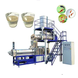 floating fish feed extruder machine production line