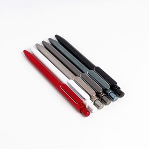 Custom Logo Gel <b>Pen</b> Black Red Gunmetal Gray <b>White</b> Blue Gold Smooth Writing Stainless Steel Bullet Tip Press Closure Quick - Product Image 2