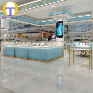 Thiết kế độc đáo cung cấp nhanh hơn dịch vụ sản xuất chống ngón tay và chống xước khung không gỉ Boutique tủ để cửa hàng đồ trang sức - Product Image 2