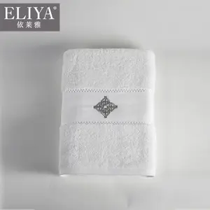 Sıcak satış fabrika tasarım havlu banyo % 100% pamuk otel yüz el havluları