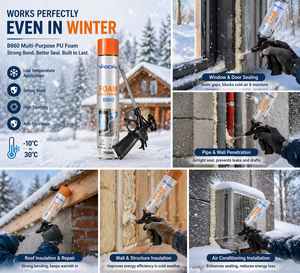 <span class=keywords><strong>Mousse</strong></span> expansive polyuréthane multi-usages pour l'installation de fenêtres et de portes, et le comblement des espaces - Product Image 4