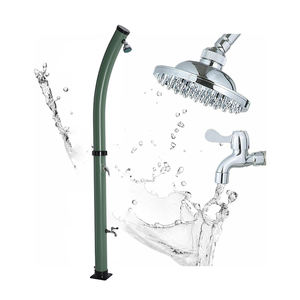 Colonne de <span class=keywords><strong>douche</strong></span> <span class=keywords><strong>solaire</strong></span> ronde et incurvée tout-en-un CYEN <span class=keywords><strong>20L</strong></span> en PVC pour <span class=keywords><strong>piscine</strong></span>, colonne de <span class=keywords><strong>douche</strong></span> <span class=keywords><strong>solaire</strong></span> complète pour la plage et la zone de <span class=keywords><strong>piscine</strong></span>, verte - Product Image 1