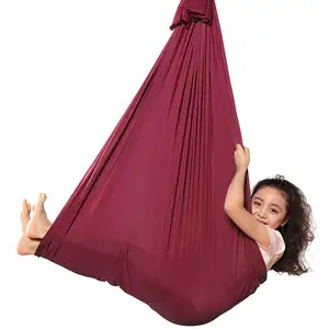 Bilink Meer dan 18 Kleuren Lage Sterkte In Voorraad Aerial Zijde Yoga Swing Aerial Yoga Hangmat Voor Kinderen