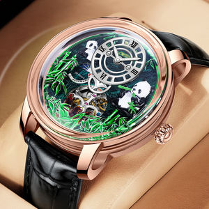 นาฬิกาข้อมือผู้ชาย Seagull Auspicious Clouds รุ่นพิเศษ ระบบจักรกล หรูหรา ขนาดหน้าปัด 41 มม. สายขนาด 20 มม. กระจกแซฟไฟร์ แสดงข้างขึ้นข้างแรม ระบบออโตเมติก - Product Image 1