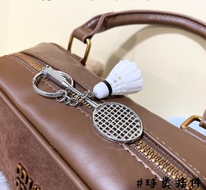 Wholesale Simulation Mini Sports Keychain Baseball/Badminton/Tennis/ Pendants Metal Hanging Accessories for Bags Souvenirs - Product Image 6