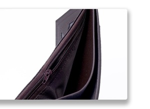 <span class=keywords><strong>Portafoglio</strong></span> Corto da <span class=keywords><strong>Uomo</strong></span> Retrò con Cuciture a Vista e Pelle PU, Fodera in Poliestere, con Tasca Portamonete con <span class=keywords><strong>Cerniera</strong></span> Interna - Product Image 6