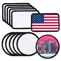 sublimation blank patches custom heat press