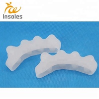 Séparateurs d'orteils en gel Bestrice, écarteurs d'orteils en caoutchouc, utilisés pour les activités sportives, la pratique du yoga, la course à pied, le soulagement de la douleur du hallux valgus