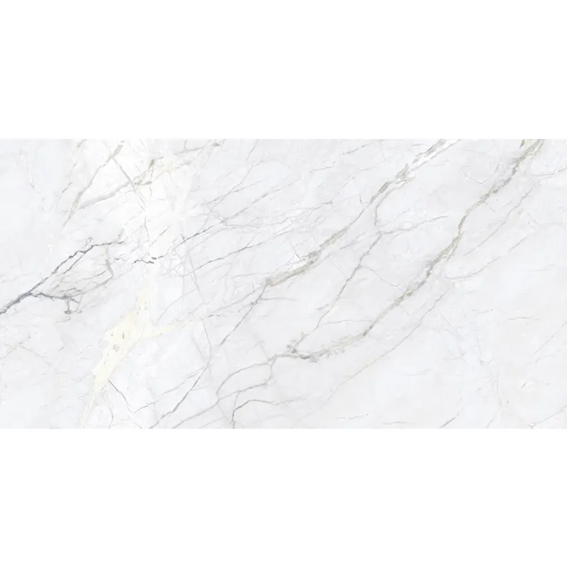 佛山ホワイトカララ磁器バスルーム壁大理石フローリングタイルセラミック床用セラミックタイル