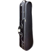 Wooden Hard Case Holds Violins & 1 Viola, Fits 4/4 Violin 15-16.5" Viola, Portable Carrying Bag with Straps