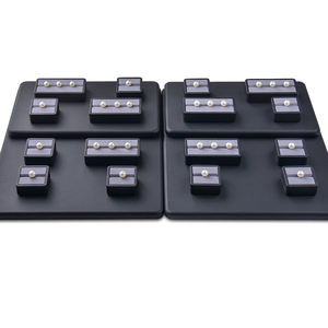 Jinsky Custom Wholesale Wooden Jewelry Display <b>Stand</b> Set Beige Exhibitor <b>for</b> Necklace <b>Earring</b> Ring <b>for</b> Store Display - Product Image 3