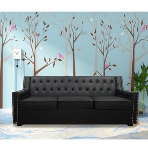 Sofa Thời Trang Cổ Điển PU Bộ Sofa Phong Cách Mỹ Giá Rẻ 3 + 2 + 1 Ghế Sofa Phòng Khách - Product Image 4