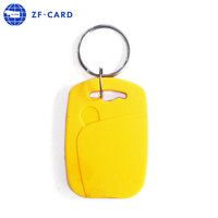 125khz ID Chip putih grosir dicetak Rfid NFC kunci Fob gantungan kunci dengan Chip pemasok