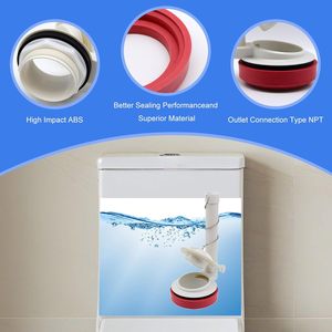 Kit de remplacement de valve de chasse d'eau pour toilettes Champion, Titan et Duravit, pièces de rechange pour réservoir 4149A, 4215A, 4260, 4266 (boulons, clapets, joints) - Product Image 4
