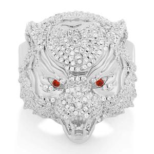 Anillo de Diamante Moissanite de Plata de Ley 925 de Diseño, Estilo Hip Hop VVS, Joyería Fina Personalizada para Regalo y Uso Diario - Product Image 3