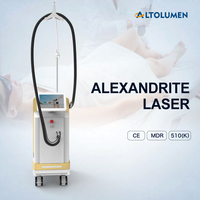 Appareil d'épilation au laser diode Altolumen CM01D 24 mm, sans douleur, 755 nm 1064 nm, pour la réduction des poils et le rajeunissement de la peau, usage commercial