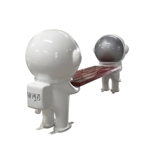 เก้าอี้พักผ่อนรูปนักบินอวกาศ Y336 ทำจากไฟเบอร์กลาส ดีไซน์หรูหรา รูปสัตว์ เหมาะสำหรับสวนสาธารณะ ห้างสรรพสินค้า โรงเรียน และล็อบบี้ - Product Image 1