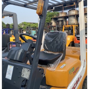 <b>Used</b> Vigoshop TCM 3 Ton Diesel Forklift with Two Stage Mast Refurbished in Stock Original From Japan - Product Image 5
