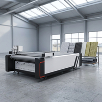 Machine de découpe CNC à couteau oscillant pour panneaux acoustiques et d'isolation thermique en laine de roche avec table à vide certifiée CE